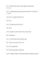 Trả lời nhanh vật lý