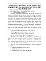 Chương I Lý luận chung về thị trường tiêu thụ sản phẩm của doanh nghiệp trong nền kinh tế quốc dân