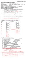 on tap hoc ky 1 lop 8