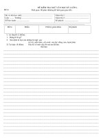 Đề kiểm tra Học kỳ I_môn Ngữ Văn lớp 6_1b