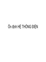 Ổn định hệ thống điện P1
