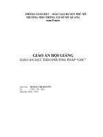 Giang day bang phuong phap goc-Địa lý 7