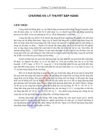 LÝ THUYẾT SẮP HÀNG