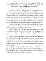 MỘT SỐ Ý KIẾN ĐỀ XUẤT NHẰM HOÀN THIỆN CÔNG TÁC KẾ TOÁN CHI PHÍ SẢN XUẤT VÀ TÍNH GIÁ THÀNH SẨN PHẨM XÂY LẮP Ở CÔNG TY LẶN VÀ XDCT NGẦM THĂNG LONG