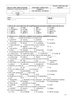 On thi Anh 11 .HK1.2010