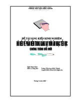 SKKN ve am nhac danh cho bac tieu hoc