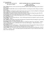 De THi thu HKI lop 10 lan 1