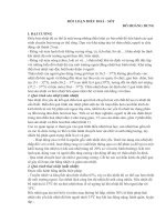 RỐI LOẠN ĐIỀU HOÀ