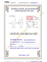Tài liệu ôn thi đại học môn vật lý: Chuyên đề 4 - Dòng điện xoay chiều