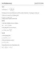 Đề ( có ĐA) luyện thi ĐHCĐ số 21