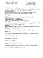 de thi hk 1 hoa hoc 10cb nam 2010