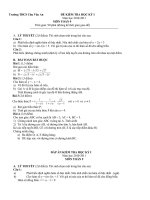 ĐỀ THI HỌC KỲI NĂM HỌC 2010- 2011