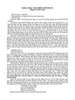 Khai mạc đại hội Đoàn