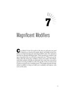 Magnificent Modifiers