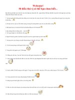 kk 50 điều thú vị có thể bạn chưa biết...