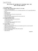 Đề cương ôn tập hk1