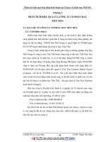 Phân tích hiệu quả hoạt động kinh doanh tại công ty cổ phần may Tiền Tiến