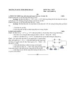 kiểm tra 1 tiết khối 11