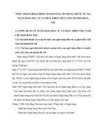 THỰC TRẠNG HOẠT ĐỘNG THANH TOÁN TÍN DỤNG CHỨNG TỪ TẠI NGÂN HÀNG ĐẦU TƯ VÀ PHÁT TRIỂN VIỆT NAM CHI NHÁNH HÀ NỘI