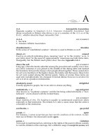 British English A to Z - past 1