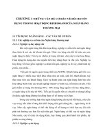 CHƯƠNG 1 NHỮNG VẤN ĐỀ CƠ BẢN VỀ RỦI RO TÍN DỤNG TRONG HOẠT ĐỘNG KINH DOANH CỦA NGÂN HÀNG THƯƠNG MẠI