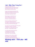 tho tinh moi thoi dai