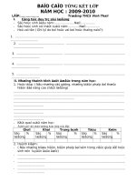 BAO CAO TONG  KET LOP
