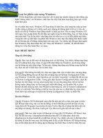 Loại bỏ phiền toái trong Windows