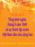 tổng khởi nghĩa tháng 8/1945