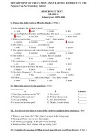 Ôn Tập Thi HKI đê