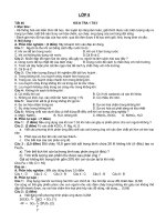 Đè kiểm tra i tiết hóa 8