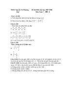 Đề mẫu thi HKI Toán 7 số 8