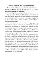 GIẢI PHÁP NHẰM PHÁT TRIỂN HOẠT ĐỘNG THANH TOÁN