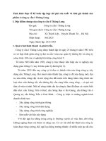 Tình hình thực tế kế toán tập hợp chi phí sản xuất và tính giá thành sản phẩm ở công ty cầu I Thăng Long.