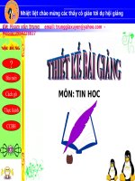 HỘI GIẢNG TIN HỌC TIỂU HỌC