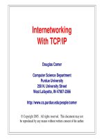 Internetworking With TCP/IP vol 1 -- Part 1