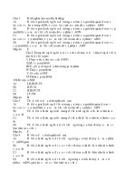 Trắc nghiệm ôn thi ĐH môn Sinh: Đột biến gen (Có đáp án)