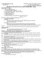 kế hoạch chuên môn 11,12 CB và 12TN