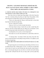 CHƯƠNG 3  GIẢI PHÁP NHẰM HẠN CHẾ RỦI RO TÍN DỤNG TẠI NGÂN HÀNG NÔNG NGHIỆP VÀ PHÁT TRIỂN NÔNG THÔN CHI NHÁNH HÙNG VƯƠNG