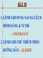 GIAO TRINH AUTOCAD 2D 10