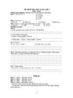 đè kiểm tra toán 4