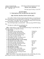 Biểu mẫu Kỷ luật học sinh