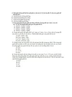 Bài tập về DT quần thể