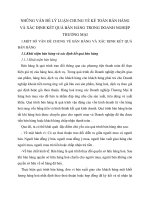 NHỮNG VẤN ĐỀ LÝ LUẬN CHUNG VỀ KẾ TOÁN BÁN HÀNG VÀ XÁC ĐỊNH KẾT QUẢ BÁN HÀNG TRONG DOANH NGHIỆP THƯƠNG MẠI