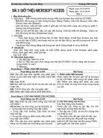 Bài 3. Giới thiệu MS Access