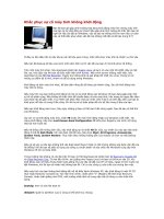 Khắc phục sự cố máy tính không khởi động