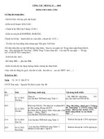 CÔNG TÁC THÁNG 11 - 2010