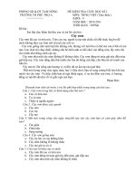 Đề Thi Cuối Học Kỳ 1 năm 2010