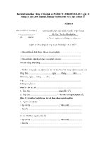 Mẫu hợp đồng dịch vụ cai nghiện ma túy