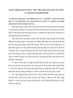 HOÀN THIỆN HOẠCH TOÁN  VIỆC TIÊU THỤ HÀNG HOÁ TẠI CÔNG TY THƯƠNG MẠI BÌNH MINH